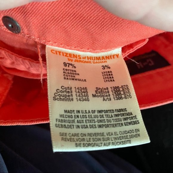 Citizens of Humanity Dani Cropped Straight Leg size 29 - Picture 14 of 15